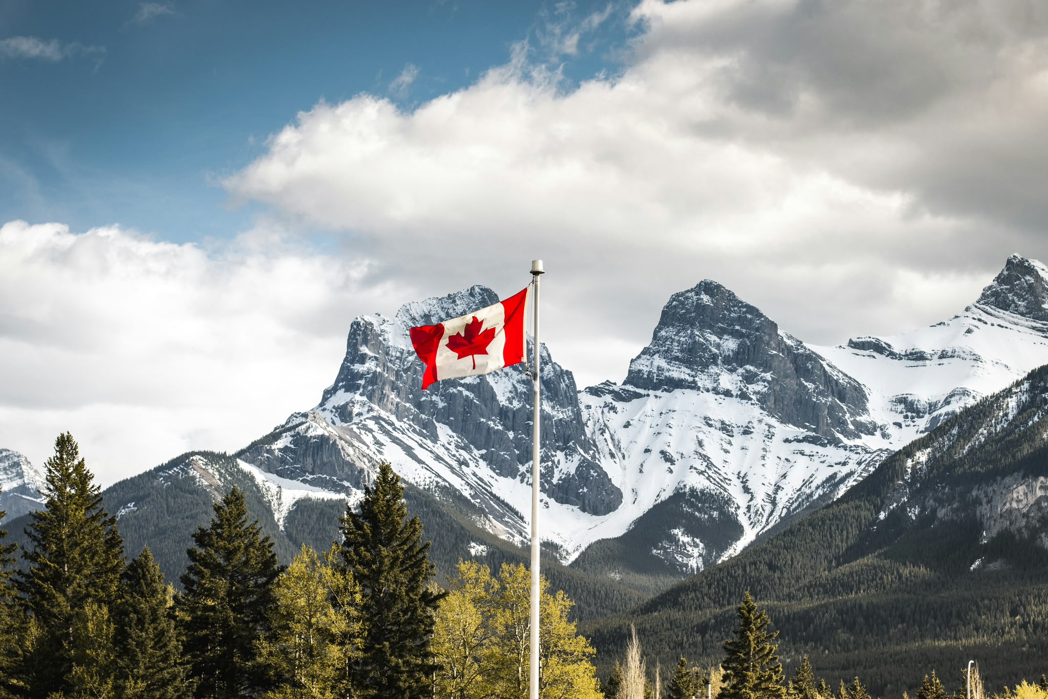 Canadian mountains and landscape